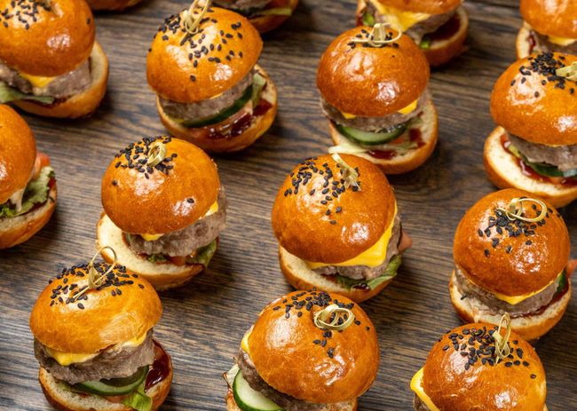 Мини-бургер с индейкой, 20 шт.