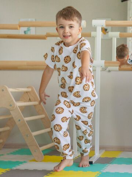 Брюки на резинке Mjölk Печенье