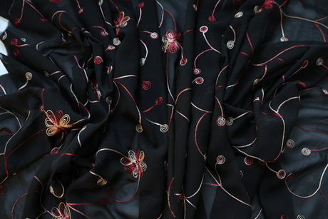 Шифон вышивка