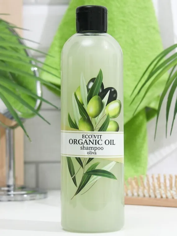 Шампунь ECOandVIT, для волос, питательный, олива, Organic Oil, 500 мл