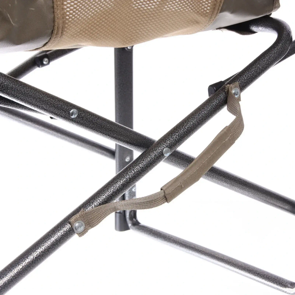 Кресло складное с подлокотниками до 100 кг SJ-0053, 52*62*92 см, цвет: кофейный, ТуристМастер