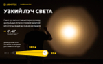 Фонарь тактический подствольный Armytek F07501WS Dobermann Pro Magnet USB Sand (теплый свет)