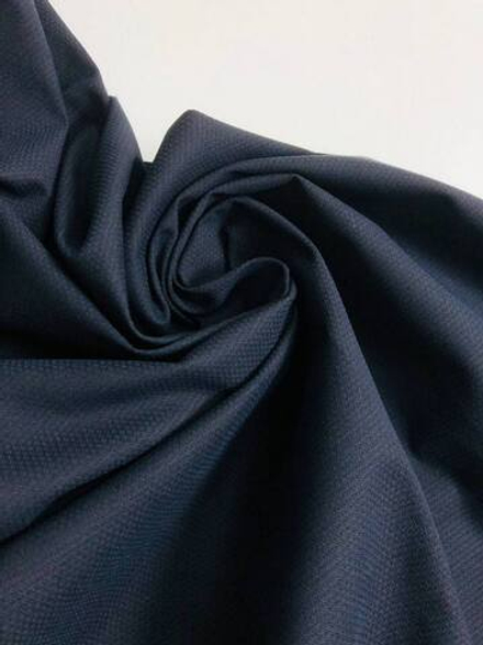 Коттон брючный, синий темный, жаккард NB#128