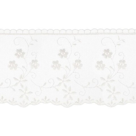 Кружево "Gamma"   "сетка", 85 мм, цв.кремовый