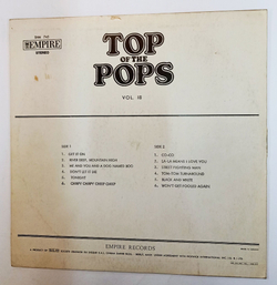 Винтажная виниловая пластинка LP Сборник Top Of The Pops Vol. 18 (Ливан 1971)