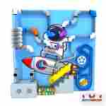 Интерактивная игровая стена «Шаровая галактика»,  2,2×0,5×1,9 м