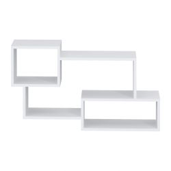 Полка навесная 3 Париж (Белый/тиснение древесные поры), г. Уфа