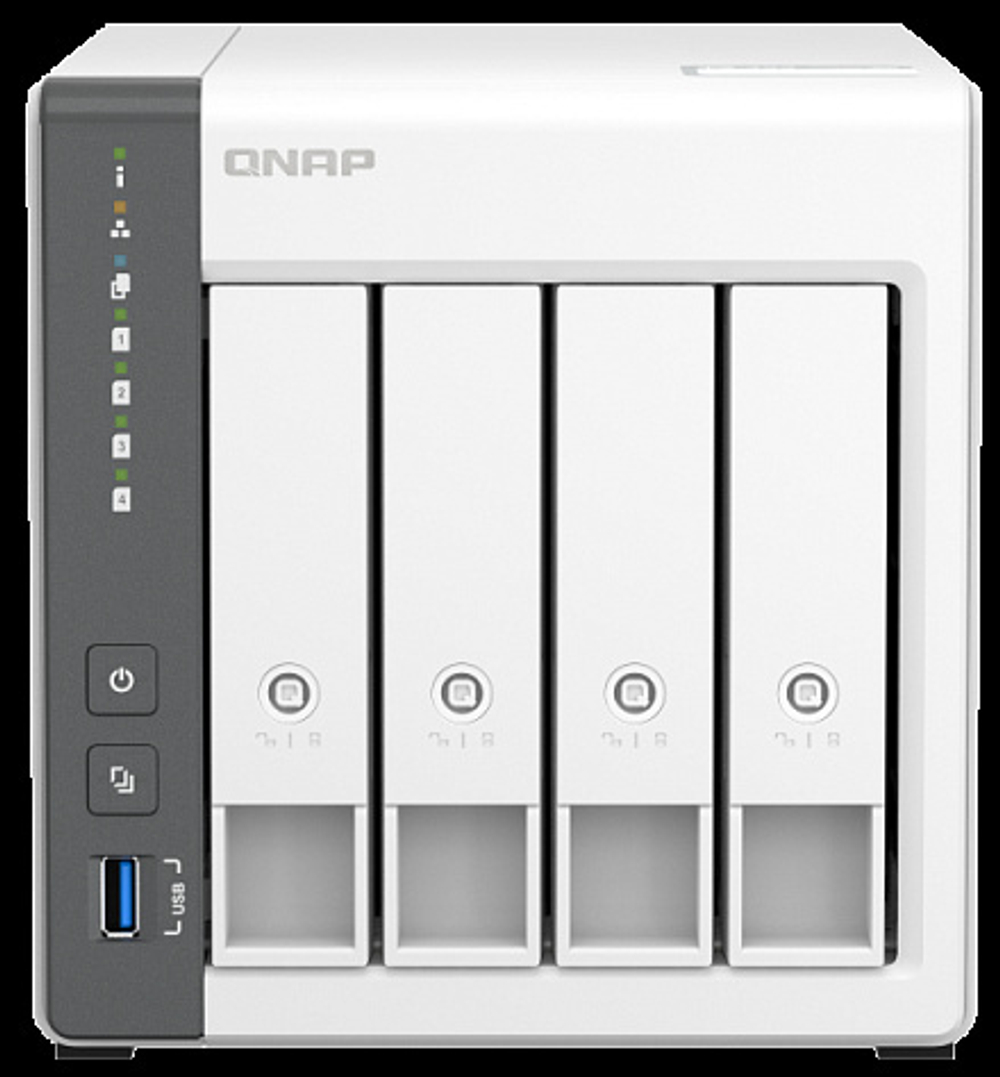 Сетевой RAID-накопитель QNAP D4 (Rev. C)