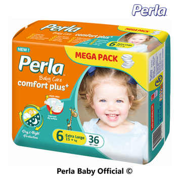 Подгузники PERLA CP MEGA EXTRA LARGE 36 шт 15+ кг