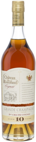 Коньяк Chateau de Montifaud 10 Years Old, Grande Champagne, 0.7 л