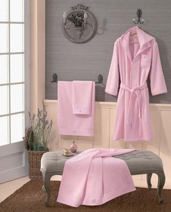 Набор полотенец 5 шт Blumarine Crociera пыльно-розовый