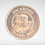 Iceland, 1 Króna, 2011, XF