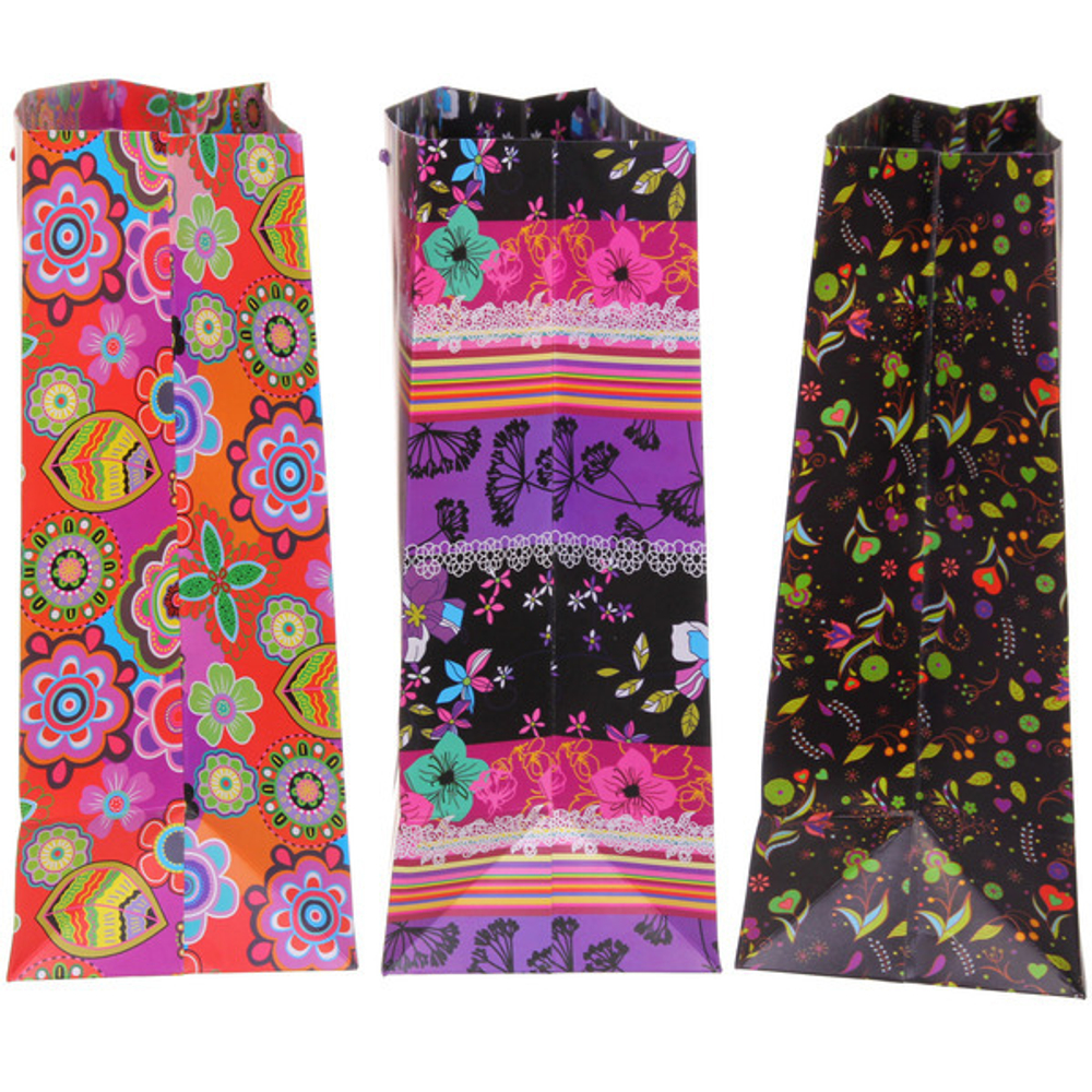 Пакет подарочный «Яркие краски» 50*37*15 см, микс