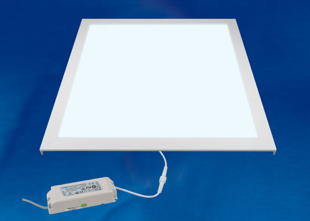 ULP-6060 40W/6500K IP54 CLIP-IN WHITE Светильник светодиодный потолочный встраиваемый. Дневной свет (6500K). Корпус белый. В комплекте с и/п. Алюминий