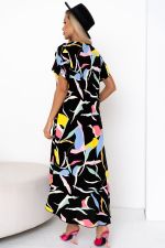 Платье Магия лета (черный) Р11-867/29 Nikol (Акция)