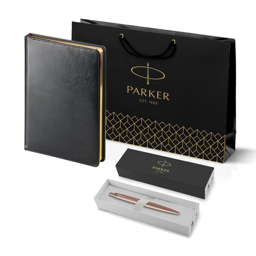 Подарочный набор: Parker Jotter XL + ежедневник, черный