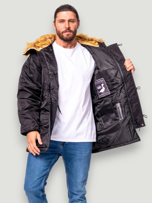 Куртка Аляска Husky Denali Black (черная )