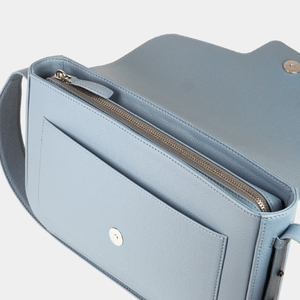 Сумка Universel из кожи теленка, голубого цвета