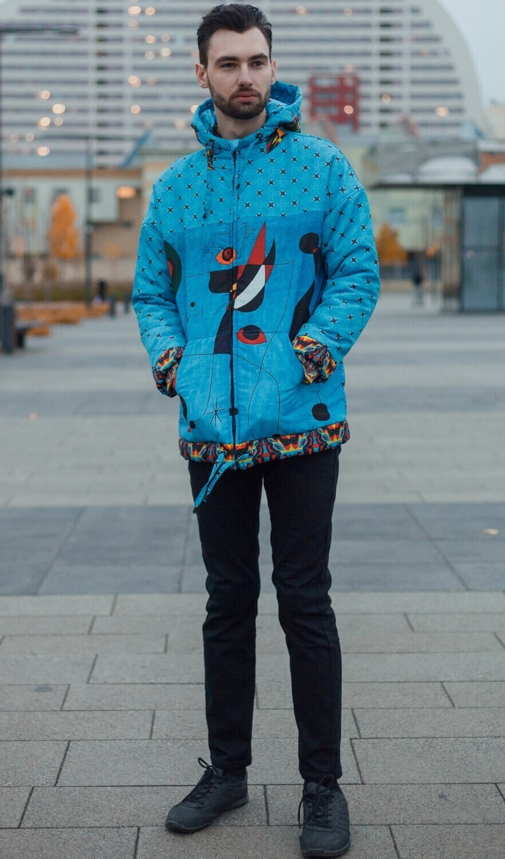 Куртка "Миро", по мотивам абстрактной живописи Жоан Миро