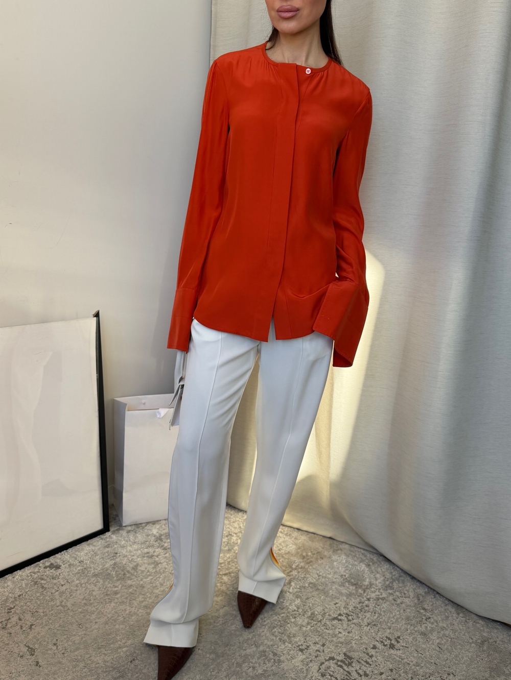 Шелковая блузка Strenesse, XS