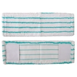 Насадка к швабре Р042 из микрофибры (50шт/кор, бело-бирюзовая)