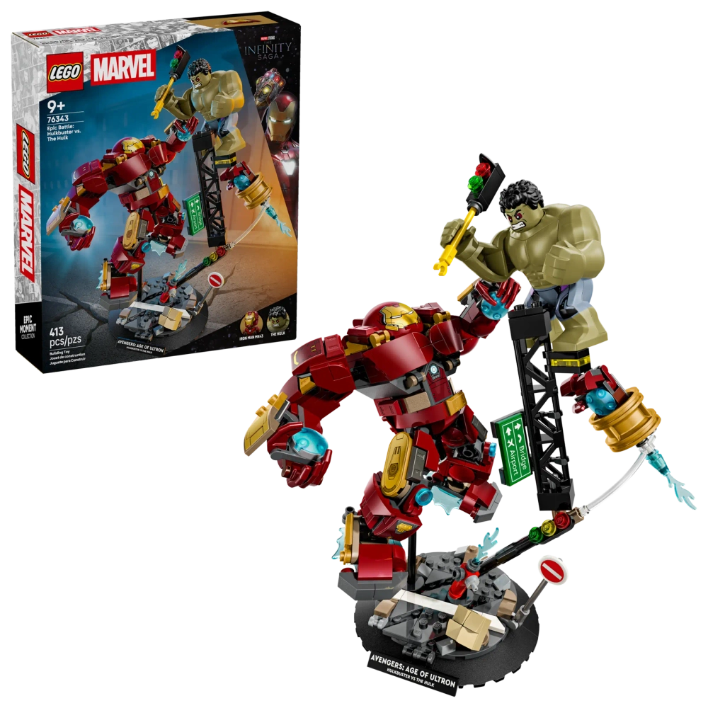 Конструктор LEGO DC Batman 76343 Epic Battle Hulkbuster vs. The Hulk