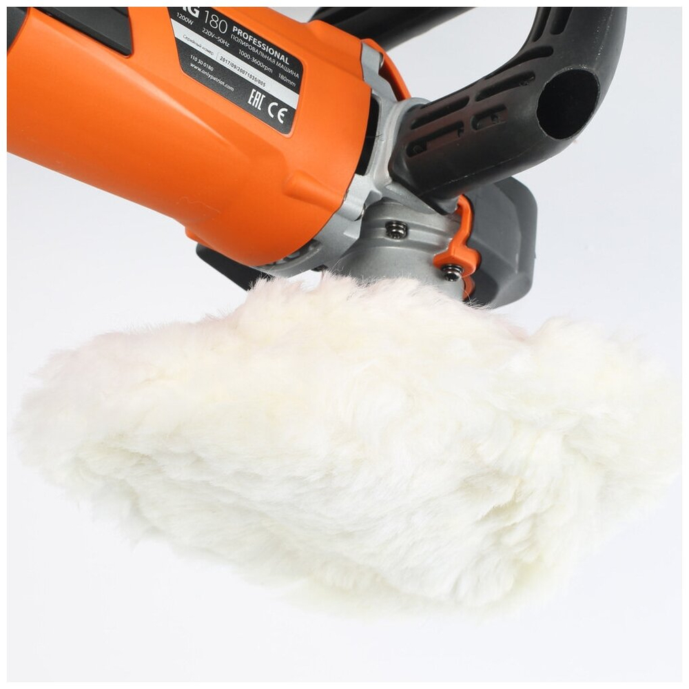 Машина угловая полировальная PATRIOT AG 180, мощность 1200Вт, диаметр диска 180 мм (110300180)