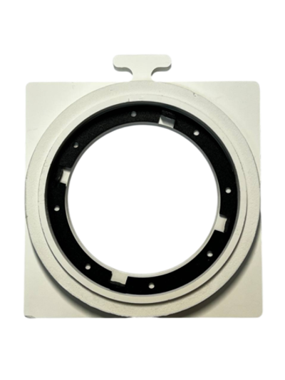 Платформа теневая круг белая под светильник MOON 116х130х19мм