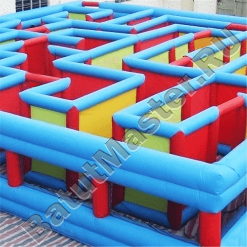 Коммерческий надувной батут "Лабиринт"