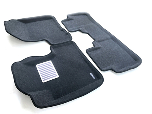 Коврики салона для HONDA CR-V (2006-2012) Euromat 3D Lux серые. Арт. EM3D-002606G