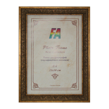 FA пластик Ажур бронза 21х30