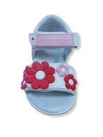 Летние сандалии для девочки с цветами