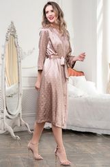 Халат женский MIA-Amore  CLEVER КЛЕВЕР 8949 бежевый