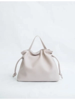 Сумка мешок через плечо средняя натуральная кожа