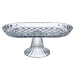 БЛЮДО НА НОЖКЕ ОВАЛЬНОЕ 28*14*12 СМ