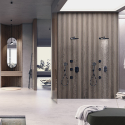 Bossini Apice термостат универсальный на 2-5 выходов, внешняя часть, без арт.Z00125, цвет хром