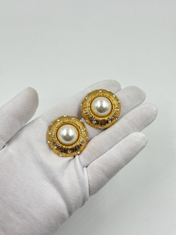 Клипсы для обуви с «жемчугом» и кристаллами S. G. D’OR