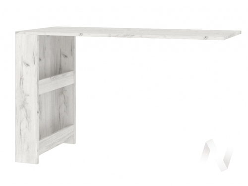 Стол приставной к комоду секция №6 НКМ Кент-1 (дуб крафт белый)