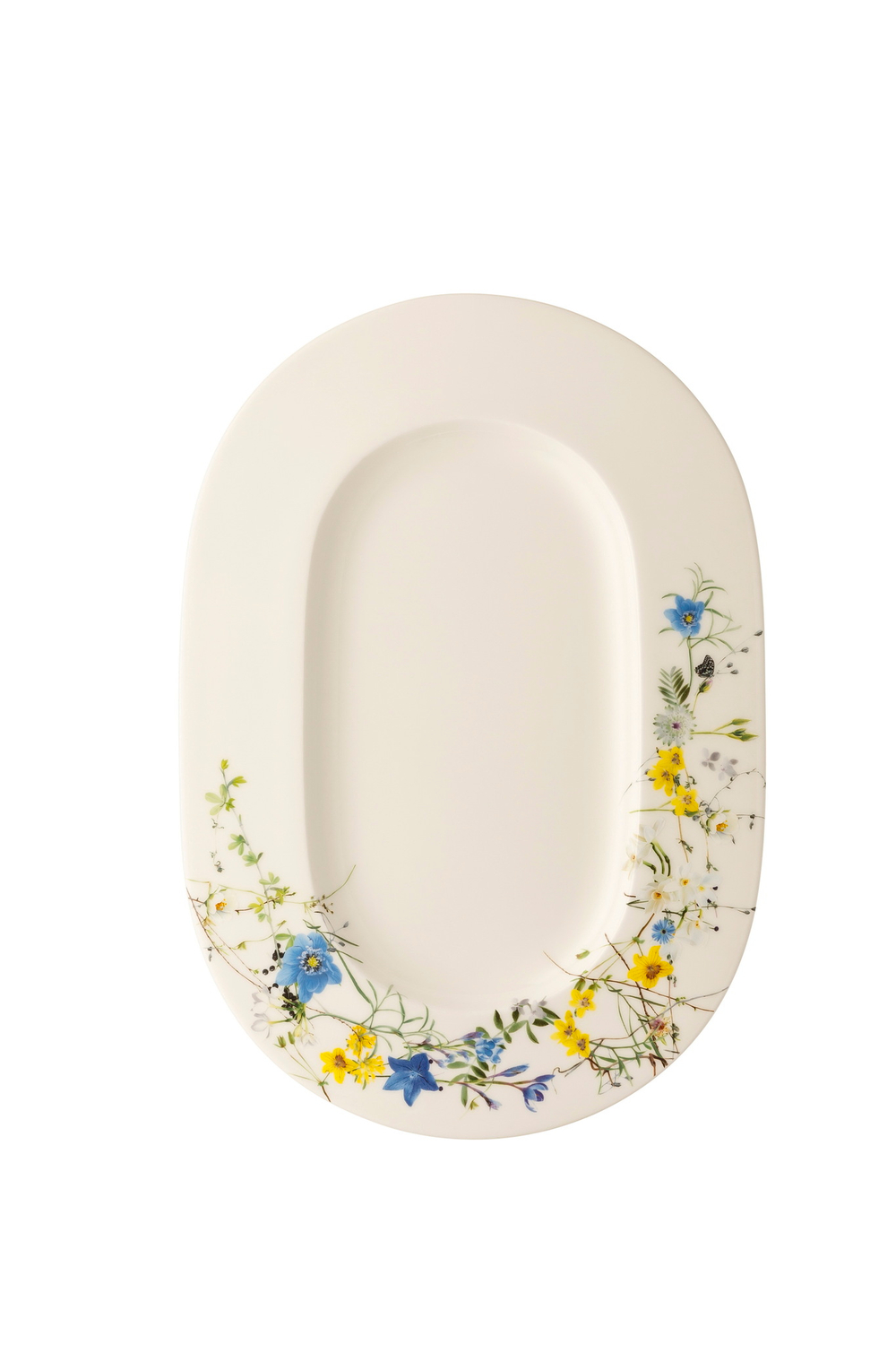 Блюдо овальное 34см Rosenthal Альпийские цветы