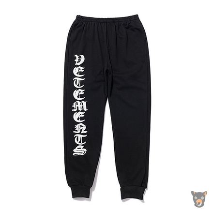 Штаны Vetements "Anarchy Gothic Logo"