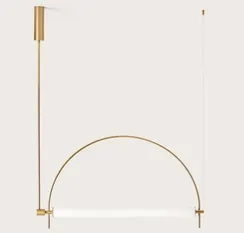 Подвесной светильник Arc золотистый