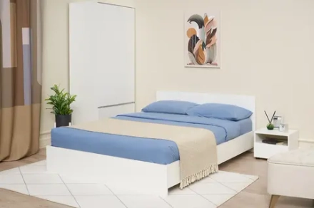 Кровать Керри 140х200 белая