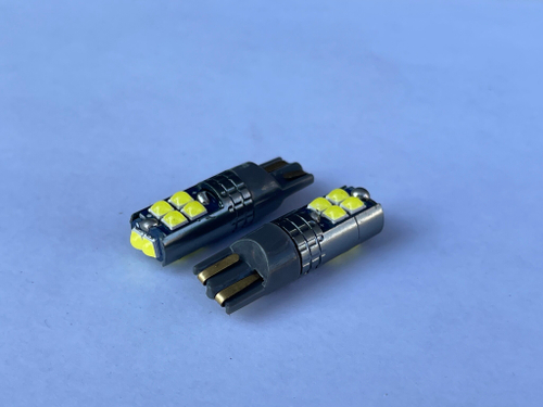 T10 (W5W) -10 диодов / Автолампа светодиодная (2 шт. / комплект)