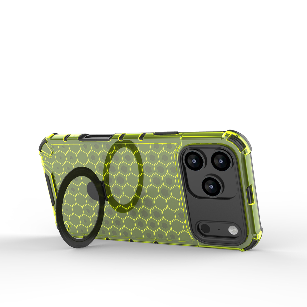 Прозрачный чехол Honeycomb Stand Case для iPhone 17 Pro Max