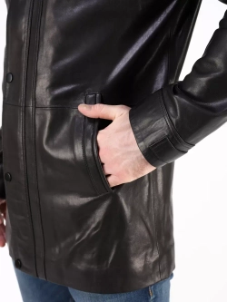 Кожаная куртка демисезонная Турция пальто