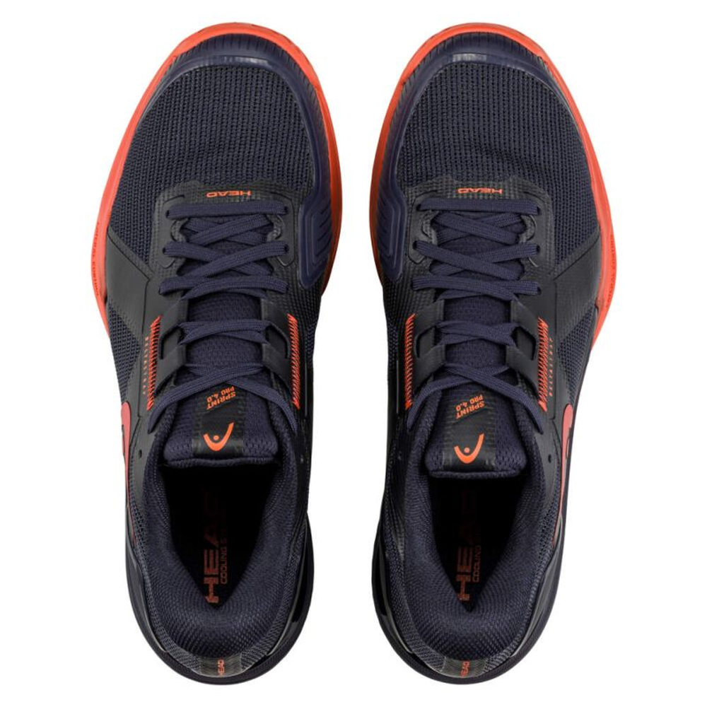 Мужские кроссовки теннисные Head Sprint Pro 4.0 - dark blue/red