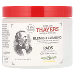 Thayers, Салфетки с гамамелисом, лемонграсс, 60 отшелушивающих салфеток