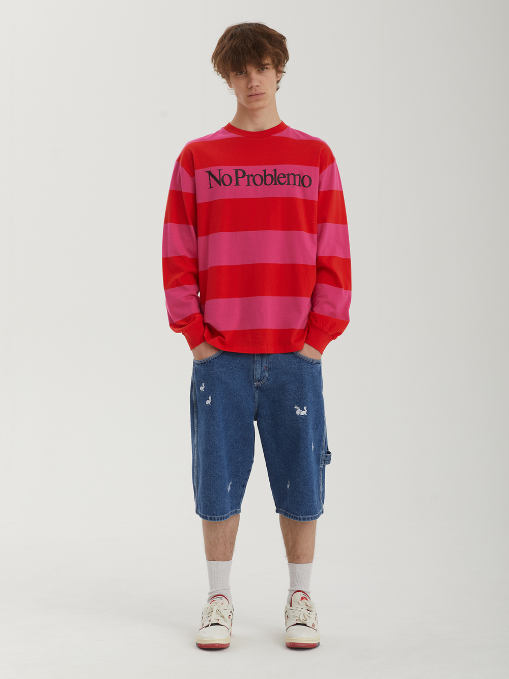Мужской Лонгслив No Problemo Striped