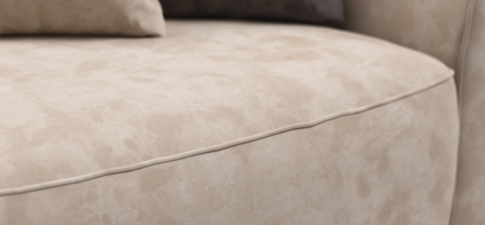 Диван Кинг Велюр Алькантара пепел