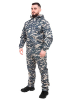 Костюм летний антимоскитный Helios Тайган, цвет серый пиксель, размер 52-54/170-176 (T-KS-T-GP5072-2XL-1)